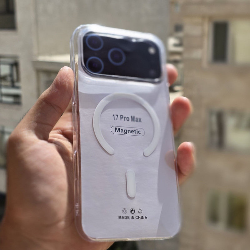 کاور زیفرند مدل Super Crystal Magsafe مناسب برای گوشی موبایل اپل iPhone 17 Pro Max
