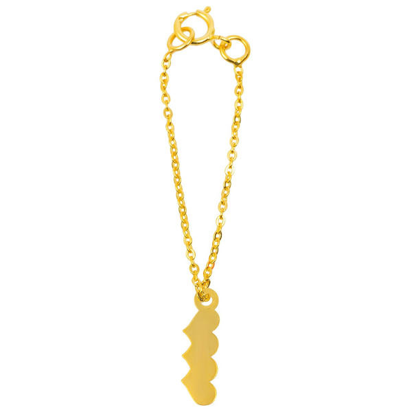 آویز ساعت طلا 18 عیار زنانه شمیم گلد گالری طرح قلب کد SG384