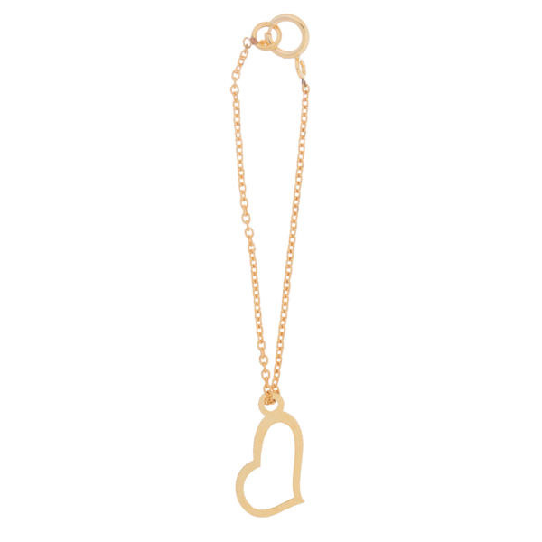 آویز ساعت طلا 18 عیار زنانه شمیم گلد گالری طرح قلب کد SG508