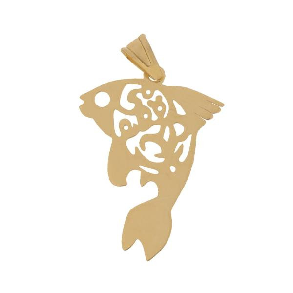 آویز گردنبند طلا 18 عیار شمیم گلد گالری مدل R271