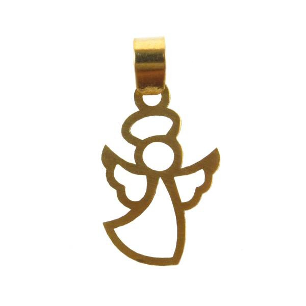 آویز گردنبند طلا 18 عیار شمیم گلد گالری مدل NZ-108-PL