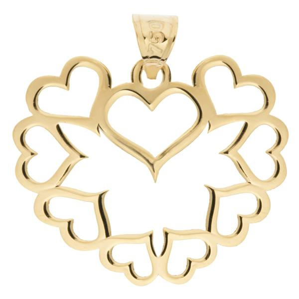 آویز گردنبند طلا 18 عیار شمیم گلد گالری مدل N099