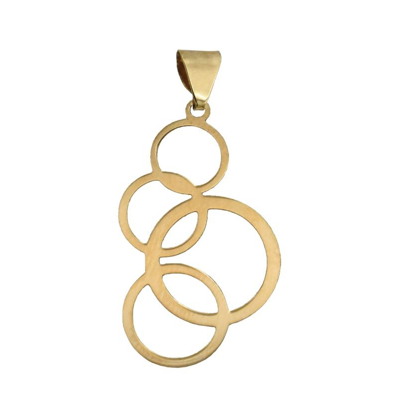 آویز گردنبند طلا 18 عیار شمیم گلد گالری کد 405A2477