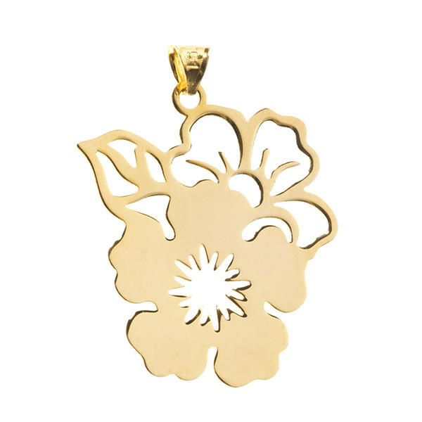 آویز گردنبند طلا 18 عیار شمیم گلد گالری کد DG051