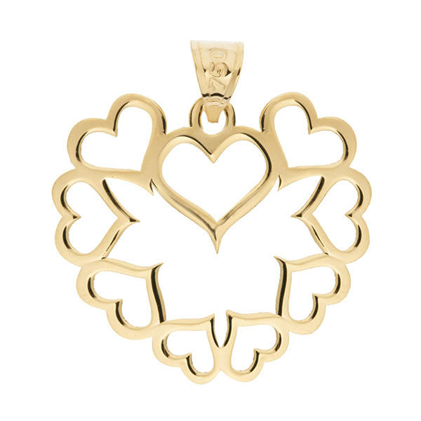 آویز گردنبند طلا 18 عیار شمیم گلد گالری کد DG045