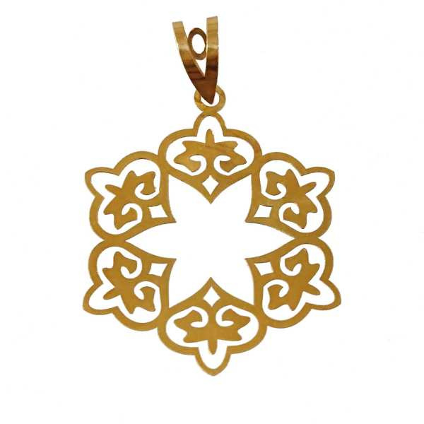 آویز گردنبند طلا 18 عیار شمیم گلد گالری مدل M943 آویز گردنبند طلا 18 عیار شمیم گلد گالری مدل M943