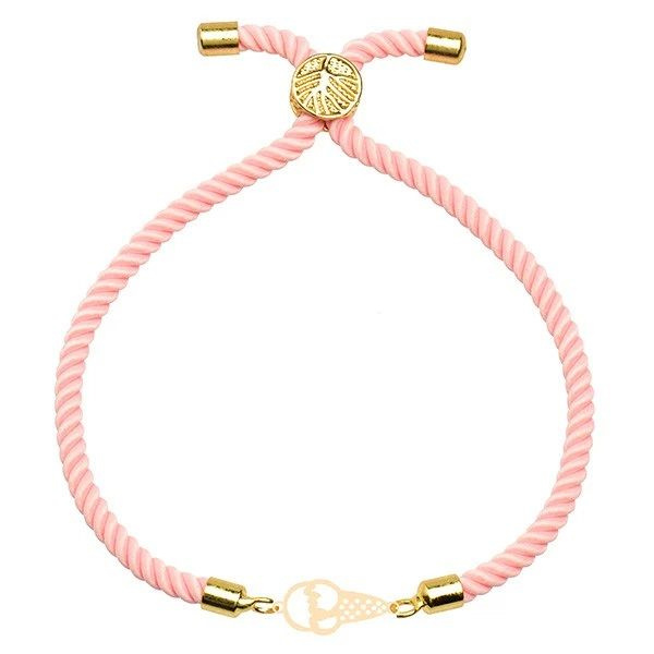 دستبند طلا 18 عیار زنانه شمیم گلد گالری مدل M65