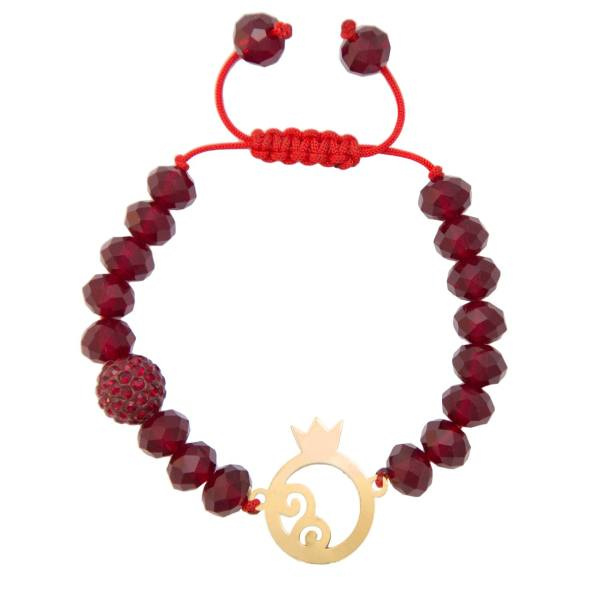 دستبند طلا 18 عیار شمیم گلد گالری مدل F109