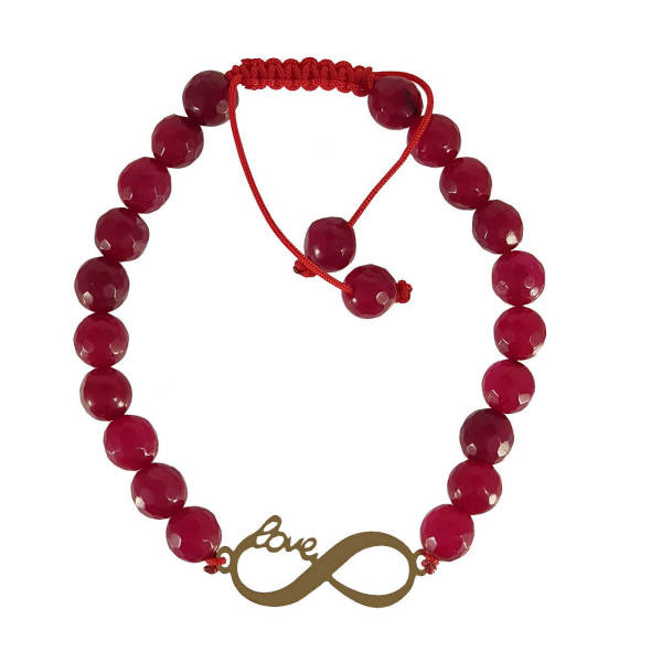 دستبند طلا 18 عیار شمیم گلد گالری مدل A3355