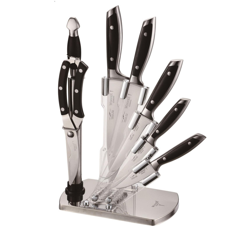 سرویس چاقو آشپزخانه 8 پارچه وینر کد 02 سرویس چاقو آشپزخانه 8 پارچه وینر کد 02