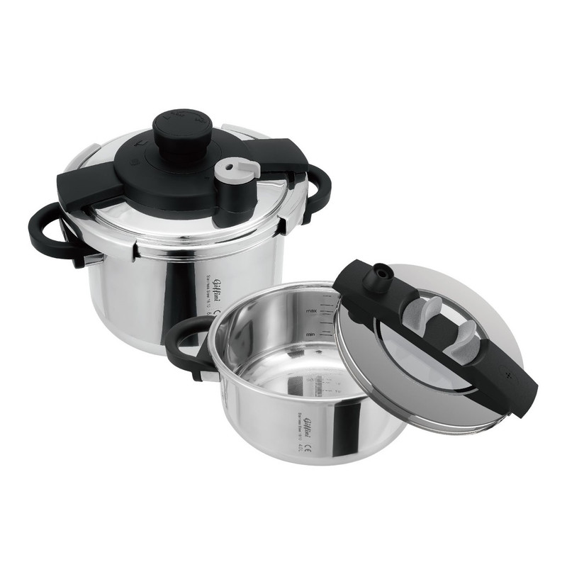 زودپز دوقلو جی فی نی مدل NEW-G02  گنجایش 6و 4 لیتر