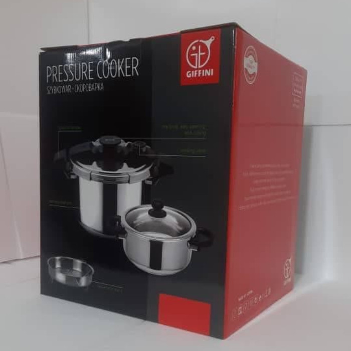 زودپز دوقلو جی فی نی مدل DS-22 گنجایش 6 و 4 لیتری