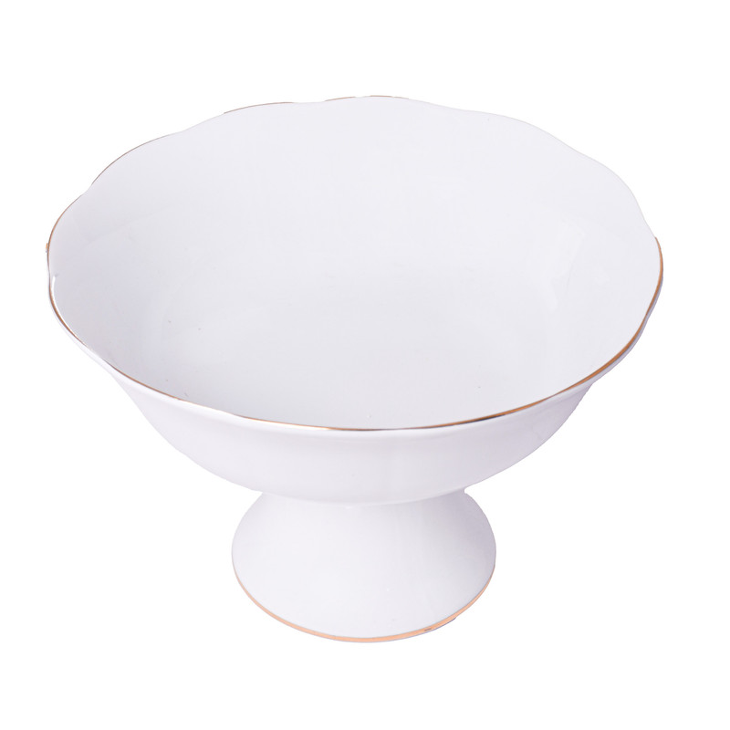 سرویس پذیرایی 2 پارچه مقصود مدل نیلوفری خط طلا کد 0