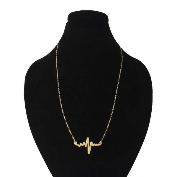 گردنبند طلا 18 عیار زنانه شمیم گلد گالری مدل ضربان