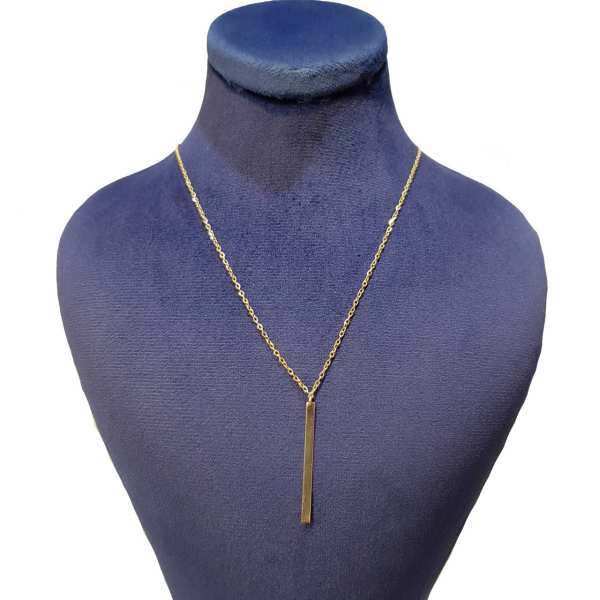 گردنبند طلا 18 عیار شمیم گلد گالری مدل GA52