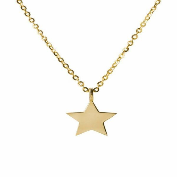 گردنبند طلا 18 عیار زنانه شمیم گلد گالری مدل ستاره