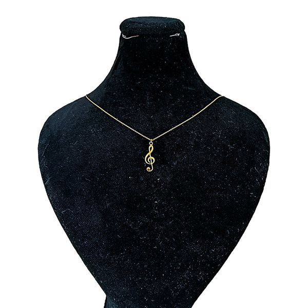 گردنبند طلا 18 عیار زنانه شمیم گلد گالری کد 62-002