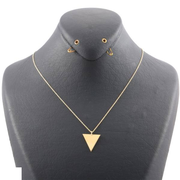 گردنبند طلا 18 عیار شمیم گلد گالری مدل SN0014