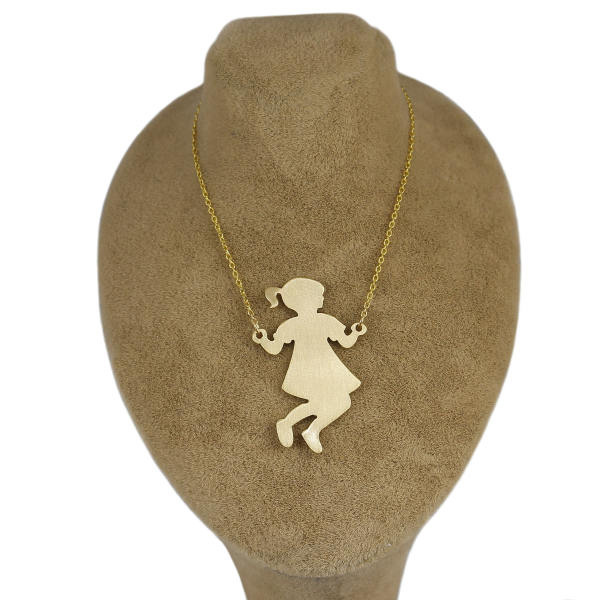 گردنبند طلا 18 عیار زنانه شمیم گلد گالری مدل D8 گردنبند طلا 18 عیار زنانه شمیم گلد گالری مدل D8