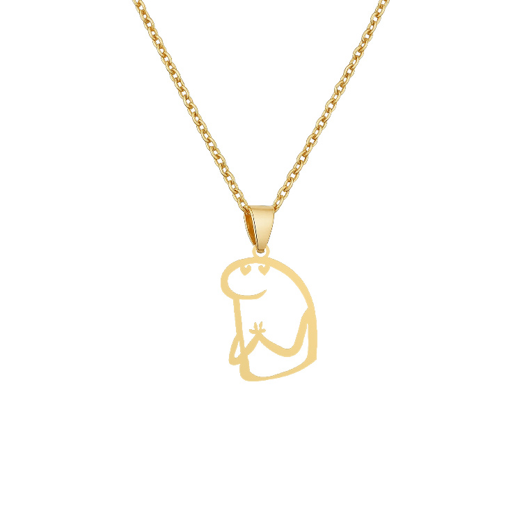 گردنبند طلا 18 عیار زنانه شمیم گلد گالری کد میقولی کد Z-33