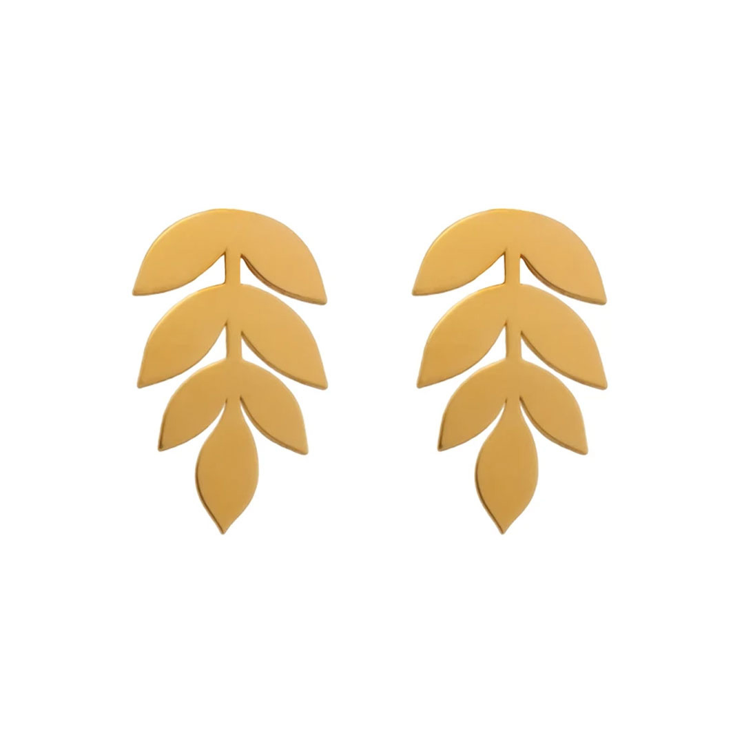 گوشواره طلا 18 عیار زنانه شمیم گلد گالری مدل DS11