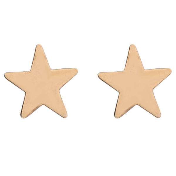 گوشواره طلا 18 عیار شمیم گلد گالری طرح ستاره مدل 318