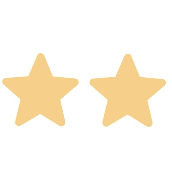 گوشواره طلا 18 عیار زنانه شمیم گلد گالری مدل ستاره