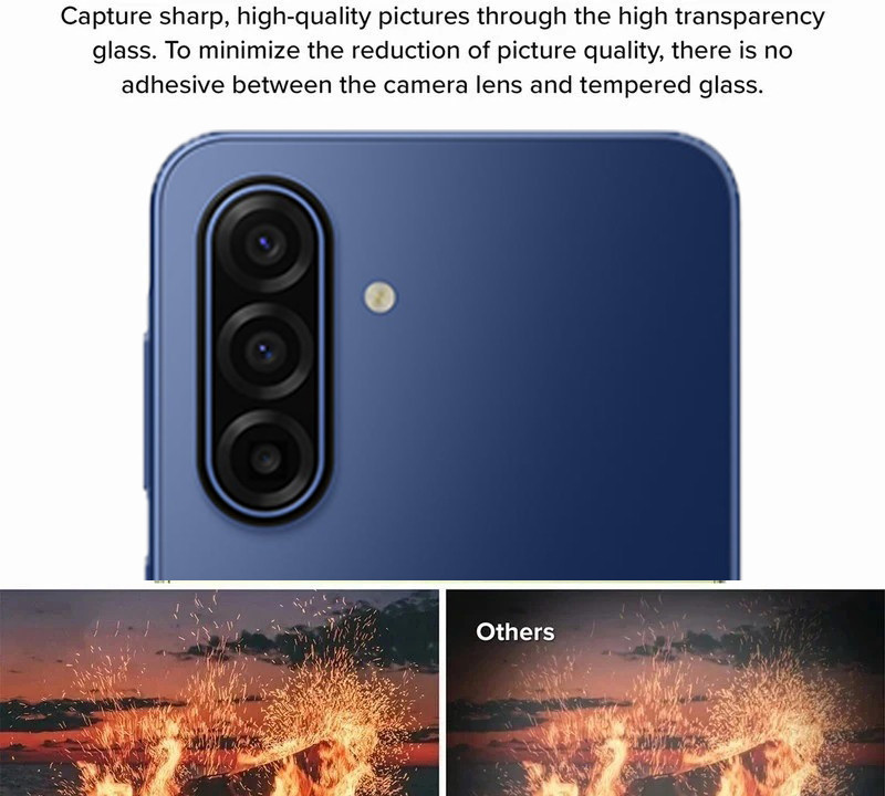 محافظ لنز دوربین اپیکوی مدل HD-ColorLens مناسب برای گوشی موبایل سامسونگ Galaxy A17