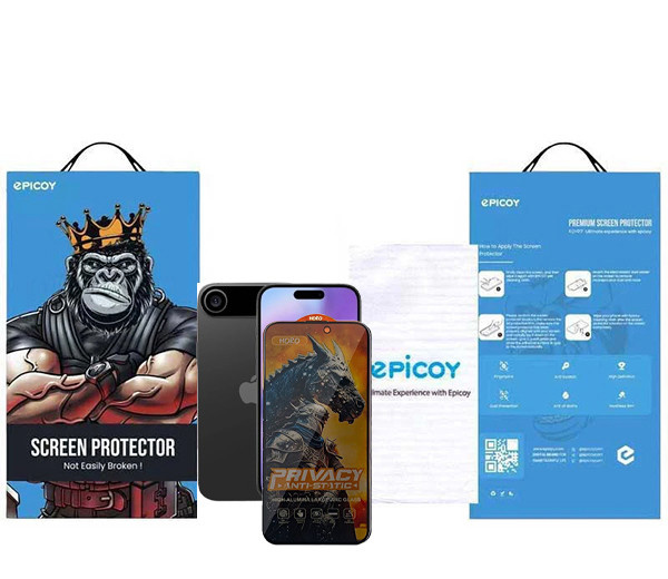 محافظ صفحه نمایش حریم شخصی اپیکوی مدل Knight Privacy مناسب برای گوشی موبایل اپل iPhone 17 Air
