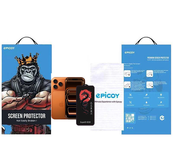 محافظ صفحه نمایش اپیکوی مدل Red Dragon ESD مناسب برای گوشی موبایل اپل iPhone 17 Pro Max