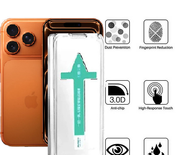 محافظ صفحه نمایش اپیکوی مدل Xundd Axe Easy install مناسب برای گوشی موبایل اپل iPhone 17 Pro / 17 / 16 Pro