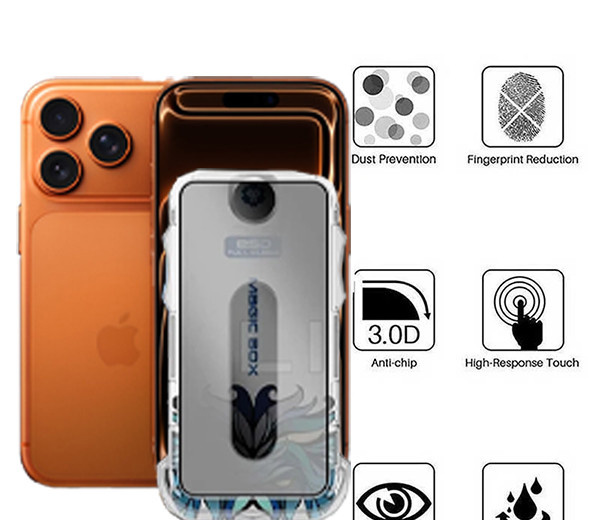 محافظ صفحه نمایش حریم شخصی اپیکوی مدل Lion Privacy Easy Install مناسب برای گوشی موبایل اپل iPhone 17 Pro / 17 / 16 Pro به همراه کیت نصب محافظ صفحه نمایش حریم شخصی اپیکوی مدل Lion Privacy Easy Install مناسب برای گوشی موبایل اپل iPhone 17 Pro / 17 / 16 Pro به همراه کیت نصب