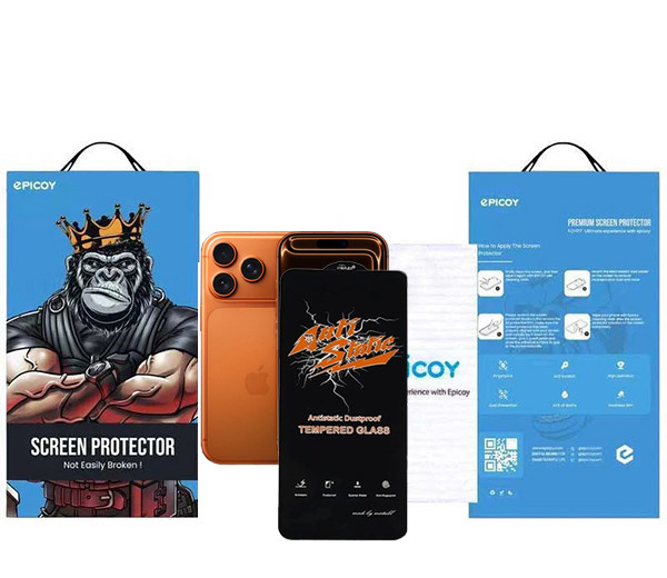 محافظ صفحه نمایش اپیکوی مدل Antistatic Dustproof مناسب برای گوشی موبایل اپل iPhone 17 Pro / 17 / 16 Pro