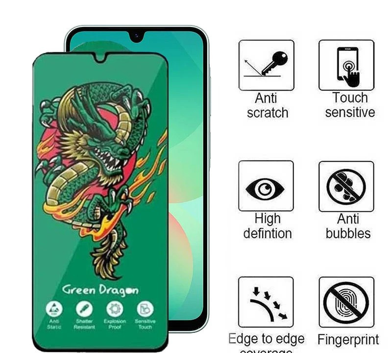 محافظ صفحه نمایش اپیکوی مدل Green Dragon ExplosionProof مناسب برای گوشی موبایل سامسونگ Galaxy A17/ A26 / A16