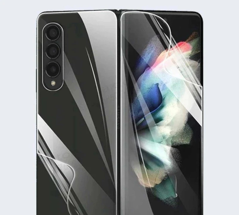 محافظ صفحه نمایش اپیکوی مدل Hydrogel مناسب برای گوشی موبایل سامسونگ Galaxy Z Fold 7 به همراه محافظ پشت گوشی