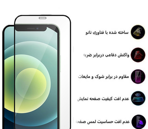 محافظ صفحه نمایش کی-دوو مدل Full-Glass مناسب برای گوشی موبایل اپل iPhone 12 Pro Max