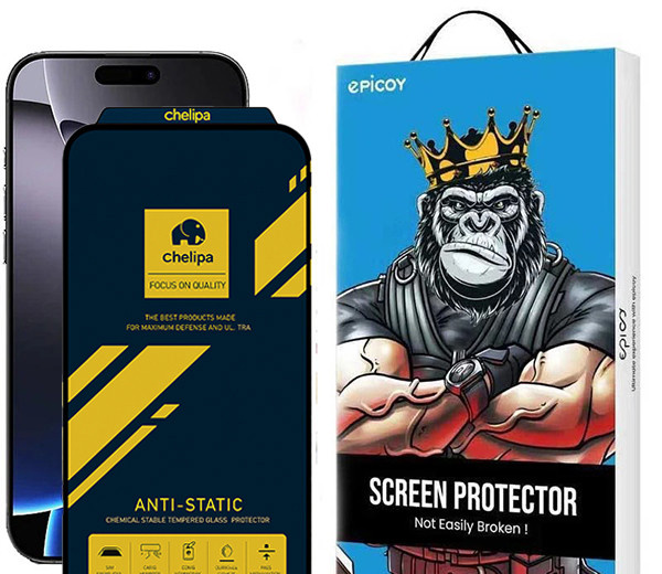 محافظ صفحه نمایش اپیکوی مدل Chelipa Anti-Static مناسب برای گوشی موبایل اپل iPhone 16 Pro Max
