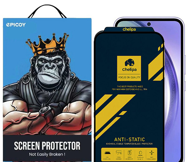 محافظ صفحه نمایش اپیکوی مدل Chelipa Anti-Static مناسب برای گوشی موبایل سامسونگ Galaxy A55/A35/M35