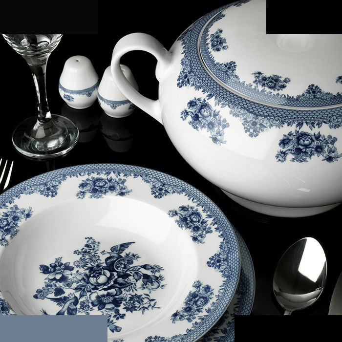 سرویس غذاخوری 28 پارچه چینی زرین ایران سری ایتالیااف مدل Florance 2 درجه عالی