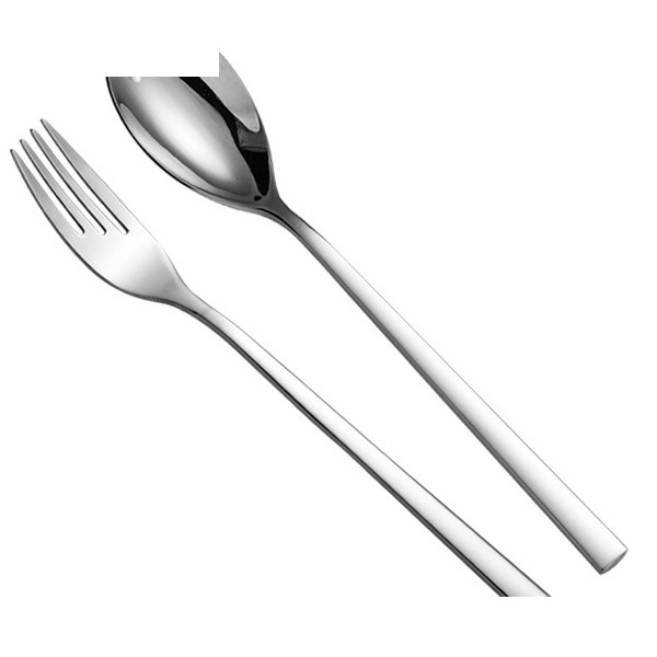 قاشق و چنگال 2 پارچه جی فی نی مدل شیکاکو