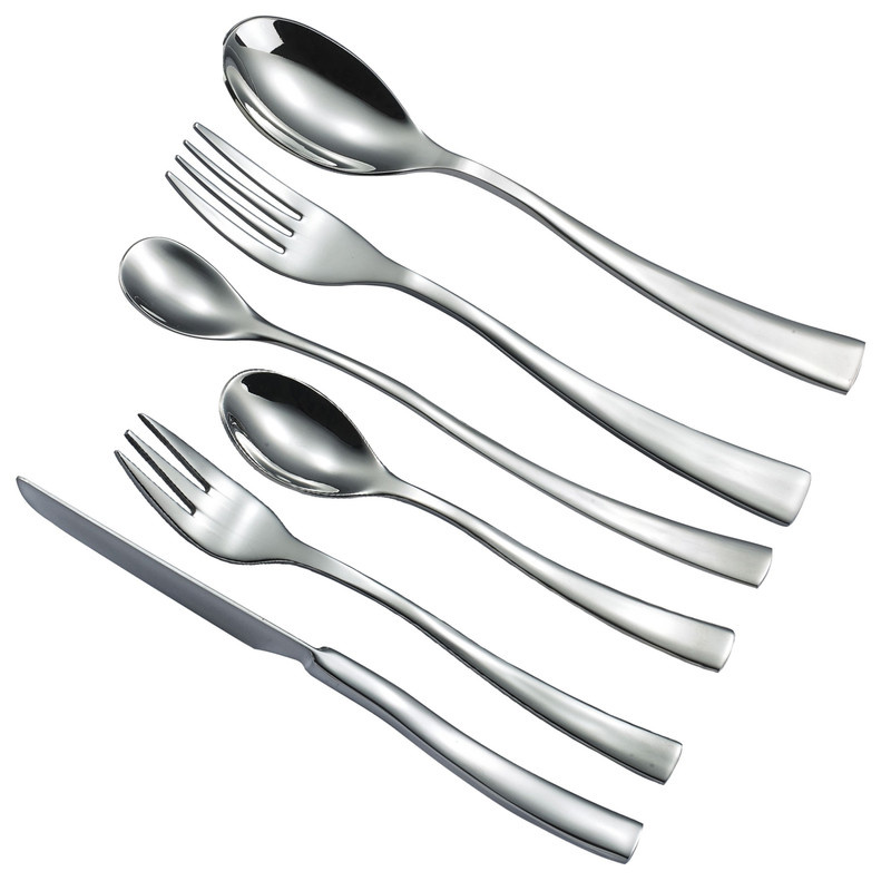 سرویس قاشق و چنگال 6 پارچه جی فی نی مدل 185