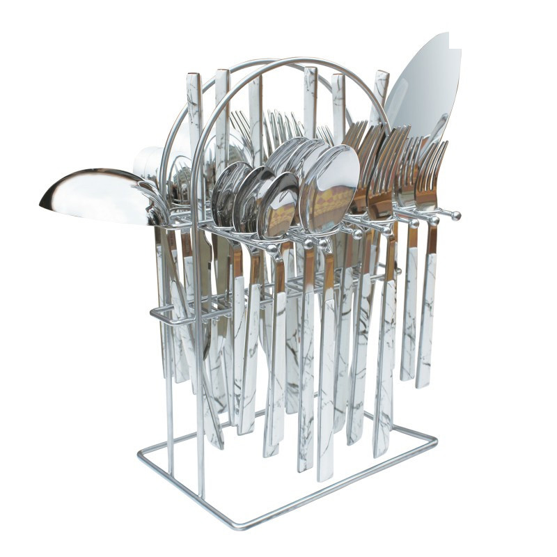 سرویس قاشق و چنگال 33 پارچه جی فی نی مدل W-MARBLE