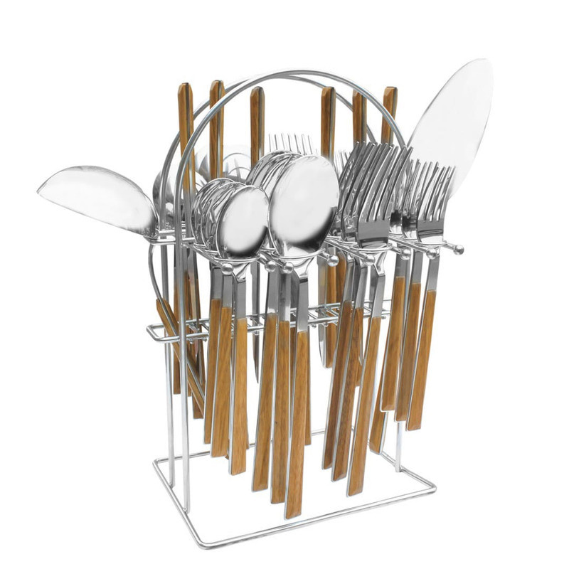 سرویس قاشق و چنگال 33 پارچه جی فی نی مدل 03