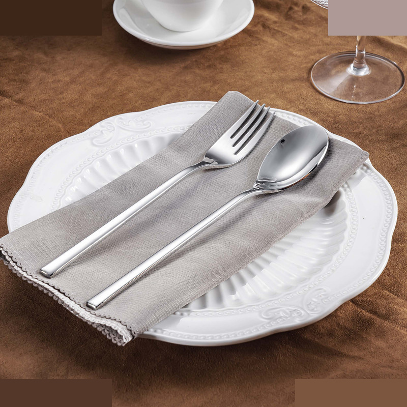 سرویس قاشق و چنگال 14 پارچه جی فی نی مدل 53 لاکچری