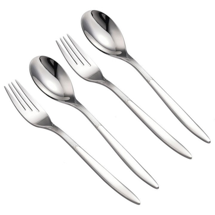 ست قاشق و چنگال جی فی نی مدل 02 مجموعه 4 عددی