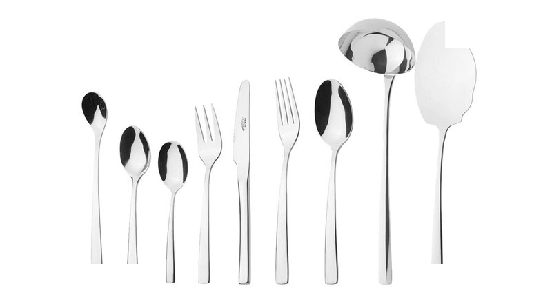 سرویس قاشق و چنگال 57 پارچه ناب استیل مدل Felorance