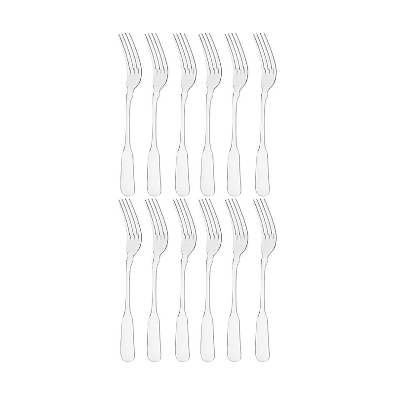 سرویس قاشق و چنگال 32 پارچه صنایع استیل ایران مدل برشیا