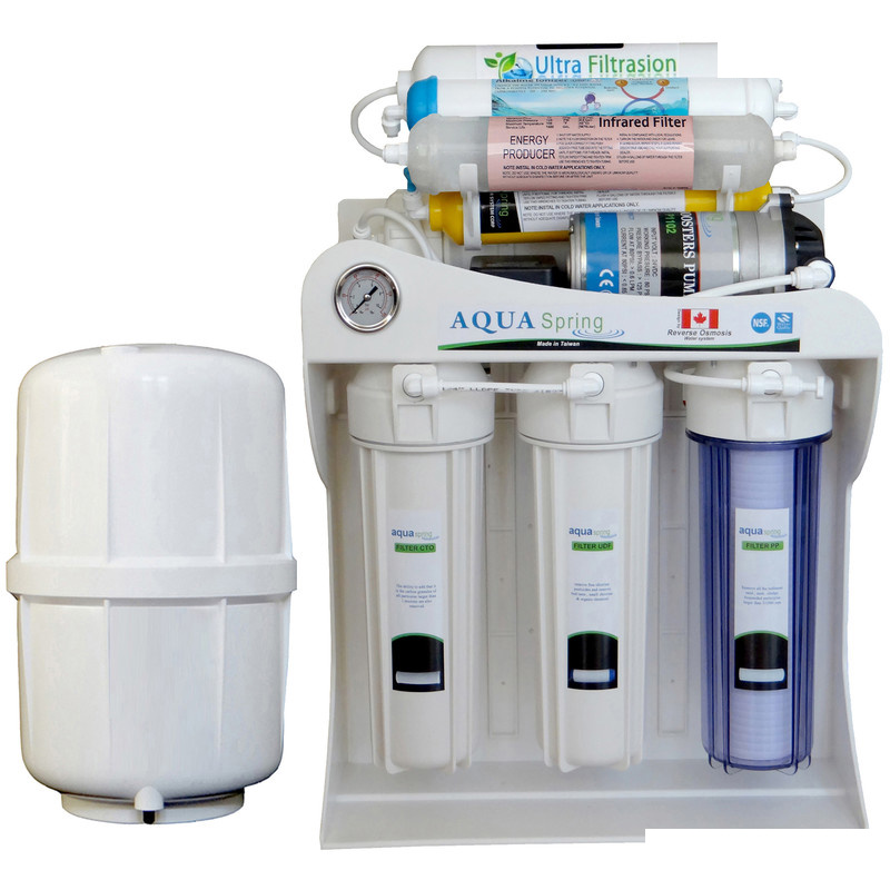 دستگاه تصفیه کننده آب آکوآ اسپرینگ مدل UF - SF4040 به همراه فیلتر مجموعه 4 عددی