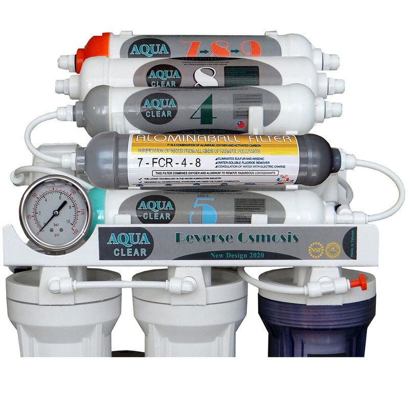دستگاه تصفیه کننده آب آکوآ کلیر مدل NEW DESIGN2020 - GTM10 به همراه فیلتر تصفیه آب بسته 3 عددی