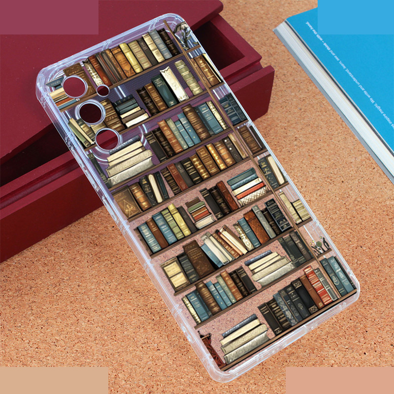 کاور طرح Library مناسب برای گوشی موبایل سامسونگ Galaxy A54